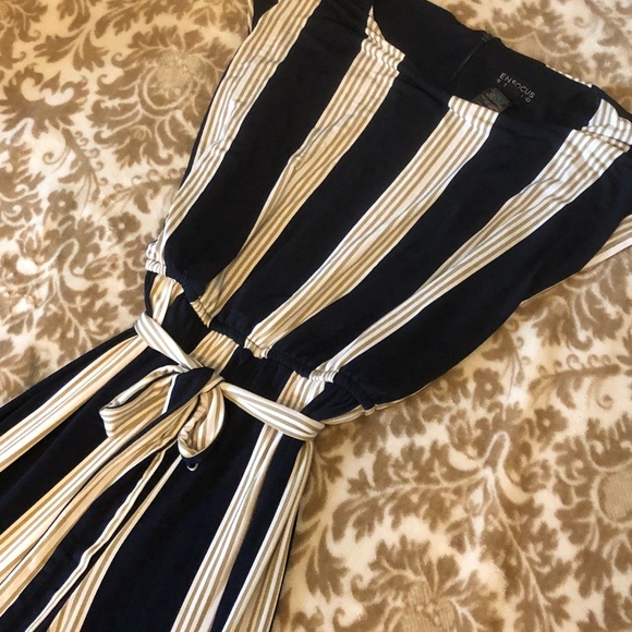 Other - Navy Creme Elegant Jumpsuit